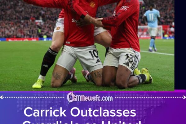 Manchester United 2–0 Man City: Carrick’s Tactical Masterclass Signals a New Era at Old Trafford