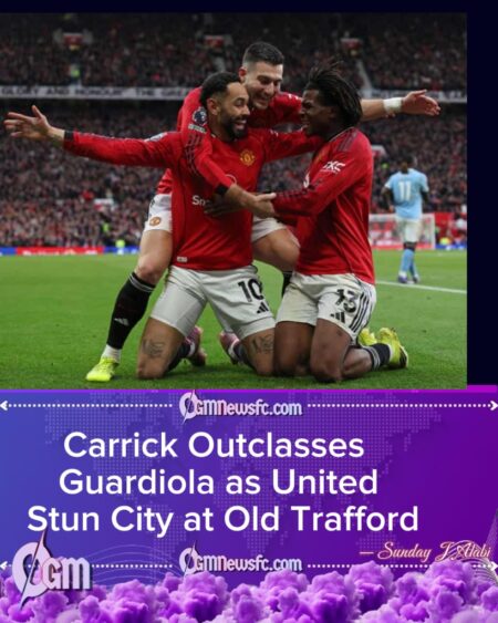 Manchester United 2–0 Man City: Carrick’s Tactical Masterclass Signals a New Era at Old Trafford