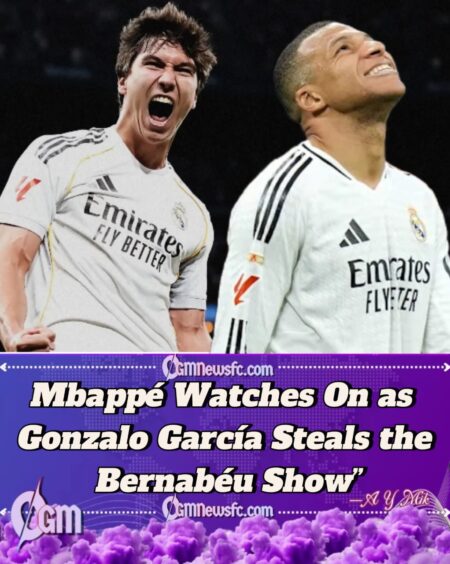 Kylian Mbappé Watches On as Gonzalo García Steals the Bernabéu Show