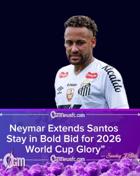 Neymar Commits to Santos in Determined Push for 2026 World Cup Dream