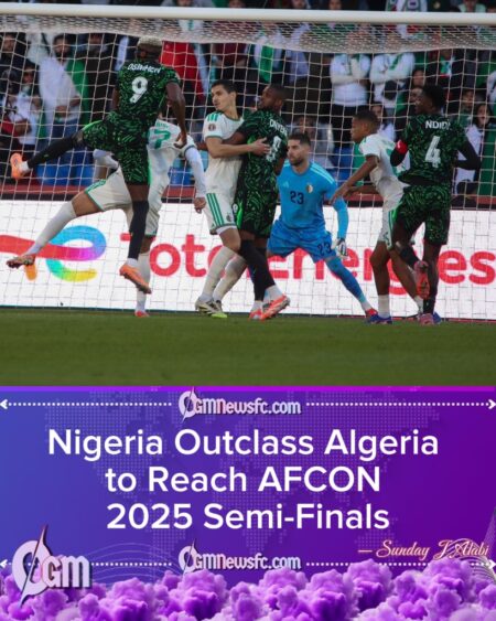 Algeria 0–2 Nigeria: Osimhen Leads Super Eagles into AFCON 2025 Semi-Final
