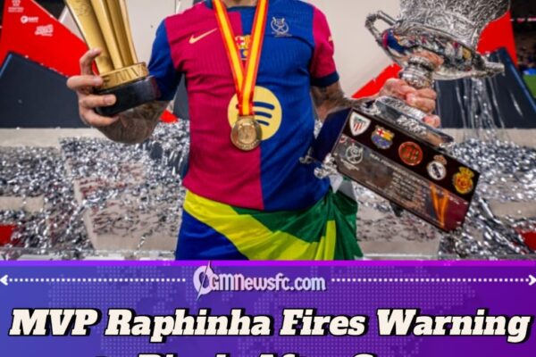 Raphinha Leads the Charge as Barcelona Lift Super Cup: “We Will Fight to Win Everything”