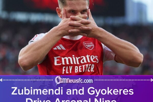 Arsenal 3 Sunderland 0: Zubimendi’s Authority and Gyokeres’ Revival Power Gunners Nine Points Clear