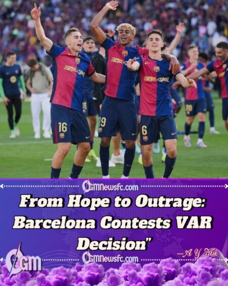 BARCELONA IN OUTRAGE: DISALLOWED GOAL SPARKS RFEF COMPLAINT
