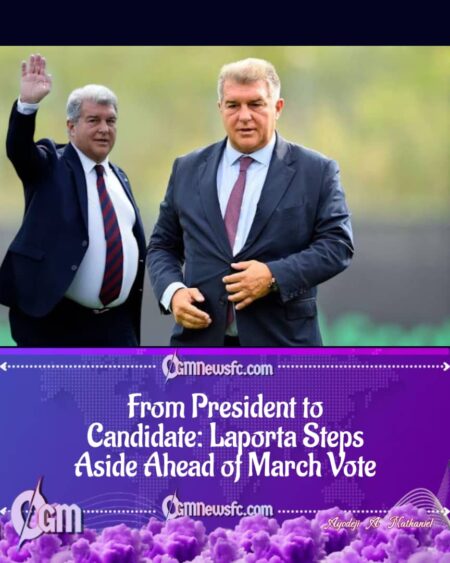 Laporta Presses Pause on Presidency to Chase Another Term