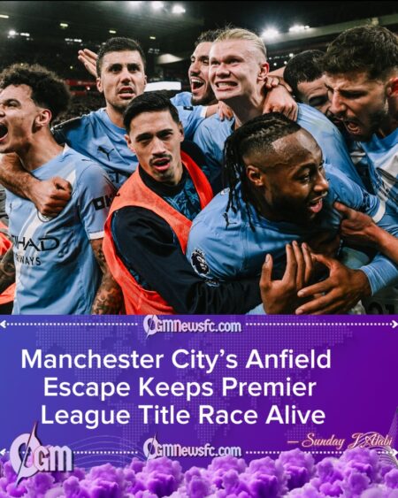 Late Manchester City Comeback at Anfield Reignites Premier League Title Race