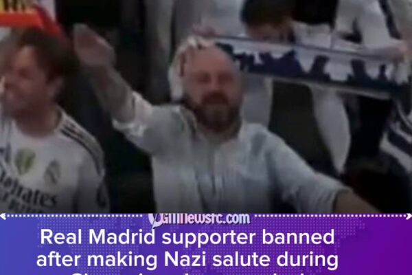 Real Madrid Supporter Banned After Alleged Nazi Salute During Champions League Clash