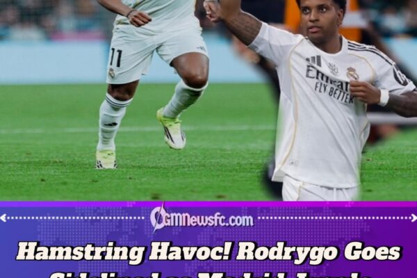 Rodrygo Goes Sidelined for 10 Days: Real Madrid Hit by Hamstring Woe