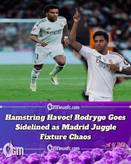 Rodrygo Goes Sidelined for 10 Days: Real Madrid Hit by Hamstring Woe