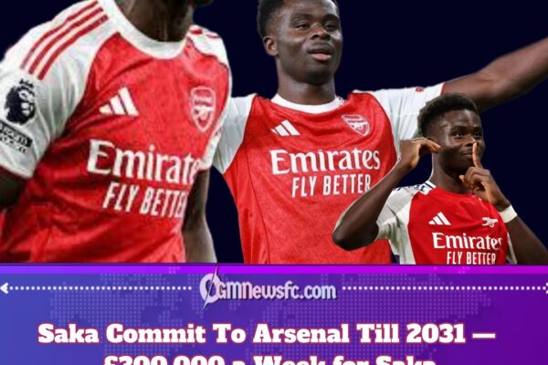 Arsenal Make Saka Best-Paid Player With New Long-Term Deal Until 2031