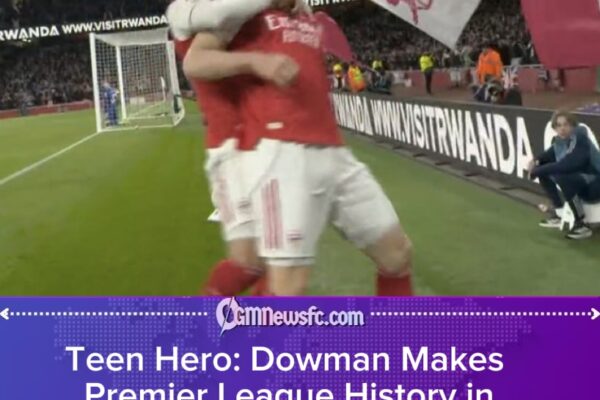 Dowman’s Historic Strike Lifts Arsenal Past Everton as Teen Prodigy Keeps Title Charge Alive