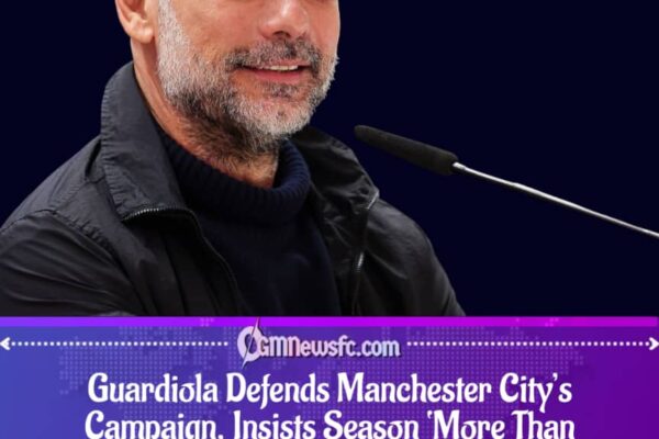 Guardiola Offers Honest Assessment of the Season
