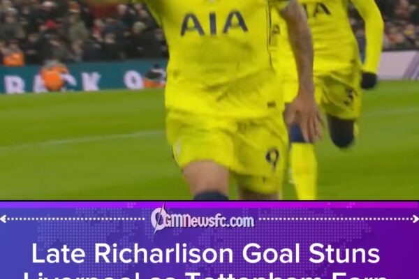 Liverpool Drop Crucial Points After Tottenham’s Dramatic Equaliser