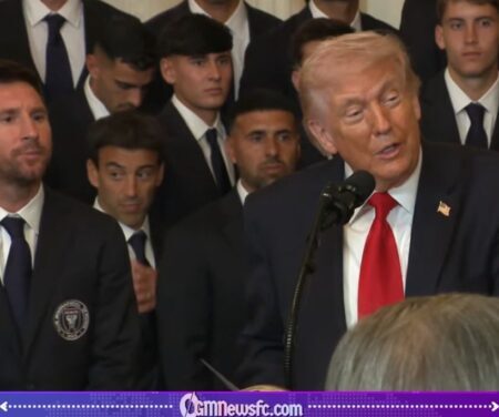 Messi Applauds During Trump’s Iran Remarks as Inter Miami Visit Produces Awkward White House Moments