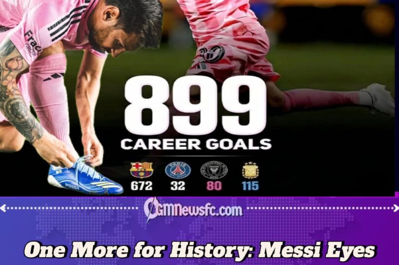 Messi on the Brink: Inter Miami Star One Goal Away From Historic 900