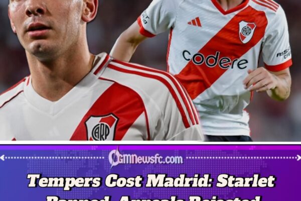 Real Madrid Hit by Disciplinary Storm as Young Starlet Receives Two-Match Ban