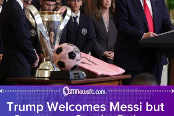 Trump Welcomes Messi but Ceremony Sparks Debate Over Politics and Sport