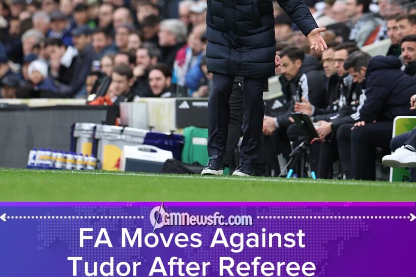 FA Charges Tottenham Boss Tudor Over Referee Comments After Fulham Defeat