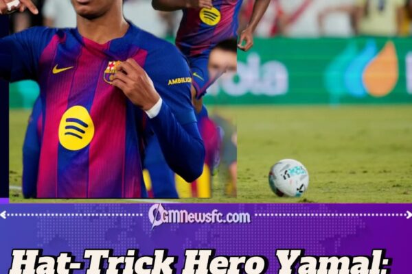 Lamine Yamal Shines Bright: First Career Hat-Trick Seals Barcelona 4-1 Win Over Villarreal