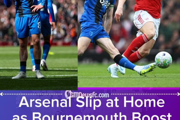 Arsenal Stumble at Emirates as Bournemouth Shock Sparks Fresh Doubts Over Title Charge