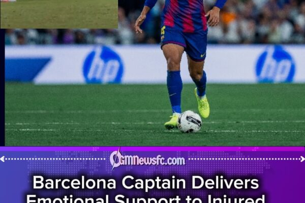 Barcelona Captain Sends Emotional Boost to Injured Young Talent — A Dressing Room Moment That Stole Hearts