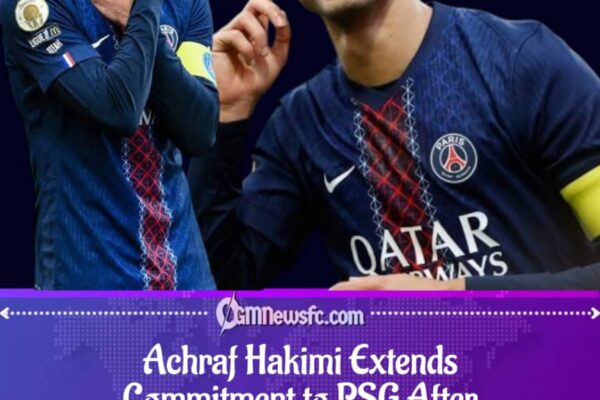 Achraf Hakimi Commits Future to Paris Saint-Germain After 200-Game Milestone