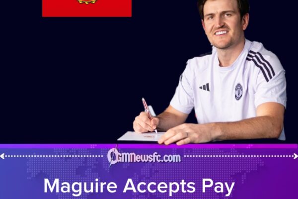 Maguire Commits Future to Manchester United with Wage Cut and Contract Extension to 2027