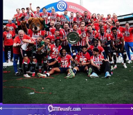 PSV Eindhoven Crowned Dutch Champions After Feyenoord Slip, Secure Title with Games to Spare