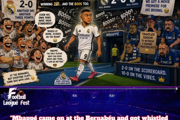 “BOOED VICTORY AT THE BERNABEU: MBAPPE ENTERS THE STORM WHILE MADRID ENTERTAIN CHAOS”