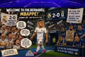“BOOED VICTORY AT THE BERNABEU: MBAPPE ENTERS THE STORM WHILE MADRID ENTERTAIN CHAOS”