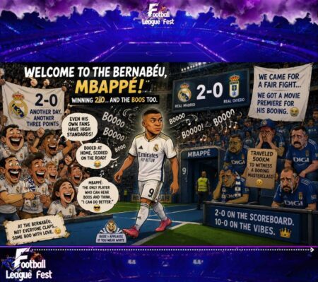 “BOOED VICTORY AT THE BERNABEU: MBAPPE ENTERS THE STORM WHILE MADRID ENTERTAIN CHAOS”