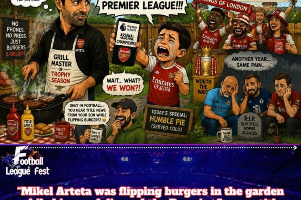 Barbecue Glory: Arteta Flips Burgers While Arsenal Finally Cook the League