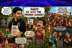 Barbecue Glory: Arteta Flips Burgers While Arsenal Finally Cook the League