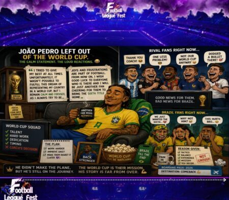 Brazil’s World Cup Selection Sparks Debate After João Pedro Snub