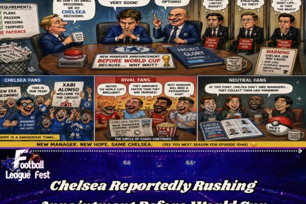 CHELSEA MANAGER HUNT TURNS INTO HIGH-SPEED FOOTBALL AUDITION AS XABI ALONSO HEADS SHORTLIST DRAMA