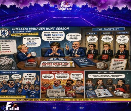 CHELSEA MANAGER HUNT TURNS INTO HIGH-SPEED FOOTBALL AUDITION AS XABI ALONSO HEADS SHORTLIST DRAMA