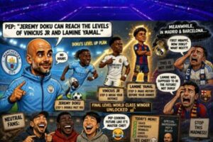 Guardiola’s Doku Comparison Sparks Massive Debate Across Europe