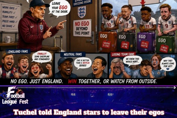 Ego Tuchel: England’s Dressing Room Apparently Now Has Airport Security for Superstars