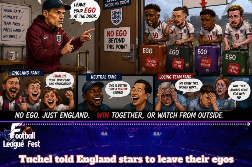Ego Tuchel: England’s Dressing Room Apparently Now Has Airport Security for Superstars