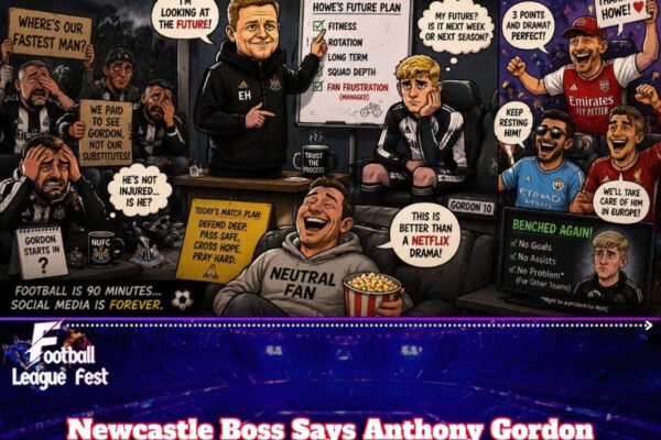 FUTURE Plans Or Tactical Mind Games? Eddie Howe Benches Anthony Gordon Again