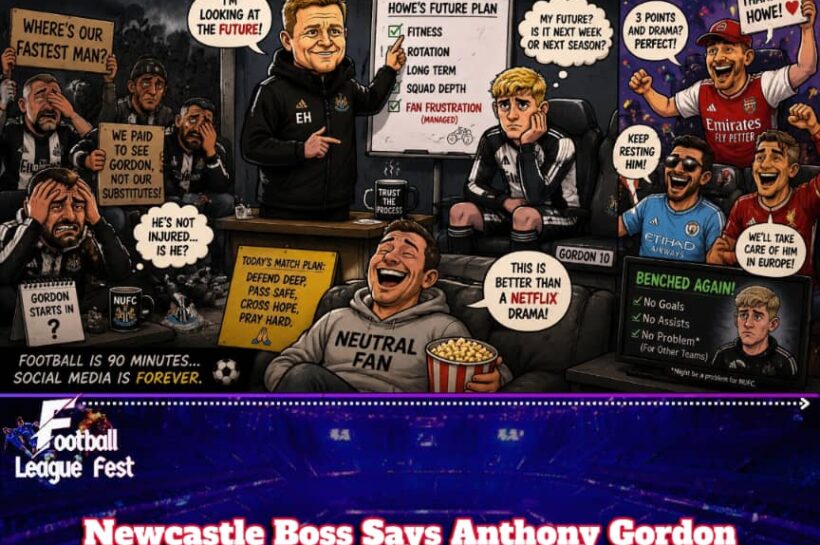 FUTURE Plans Or Tactical Mind Games? Eddie Howe Benches Anthony Gordon Again