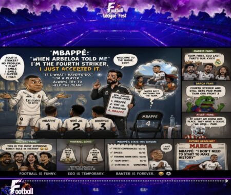 Mbappé & Fourth Striker: Real Madrid Accidentally Create the World’s Most Expensive Rotation Player