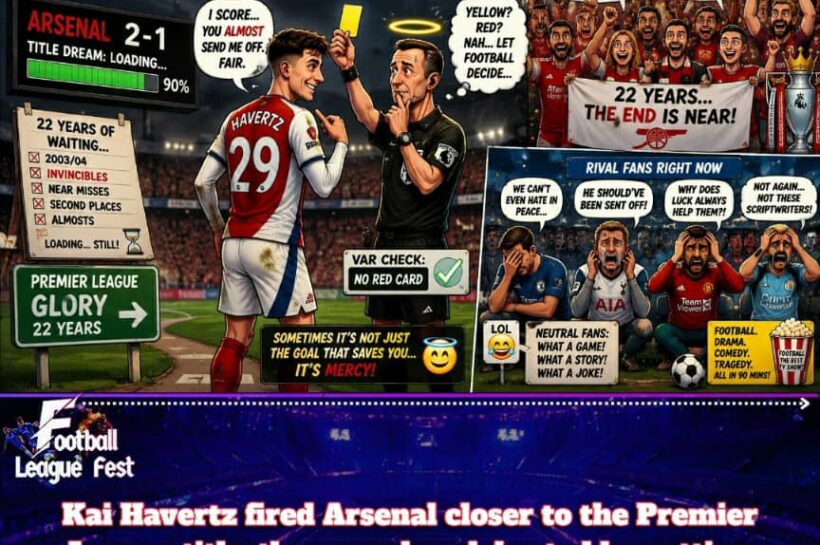 Mercy, Madness, and Havertz: Arsenal’s Title Chase Turns Into Football Theater”