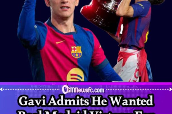 Celebration: Gavi Temporarily Supported Real Madrid And Football Entered The Twilight Zone