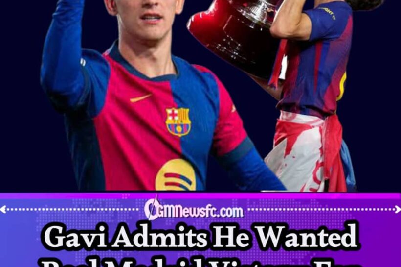 Celebration: Gavi Temporarily Supported Real Madrid And Football Entered The Twilight Zone