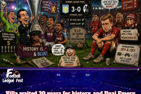 Europa Glory Crashes Into History as Aston Villa Finally Escape 30 Years of Football Heartbreak