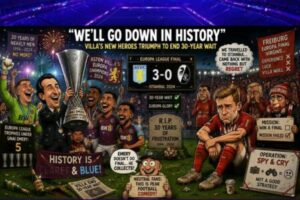 Europa Glory Crashes Into History as Aston Villa Finally Escape 30 Years of Football Heartbreak