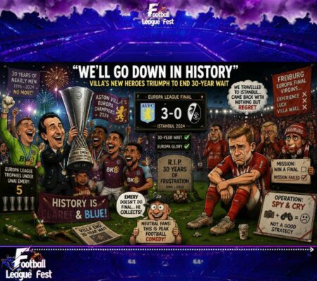 Europa Glory Crashes Into History as Aston Villa Finally Escape 30 Years of Football Heartbreak