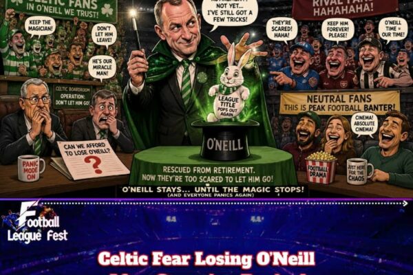 O’Neill Magic: Celtic Terrified the Football Magician Might Finally Clock Out