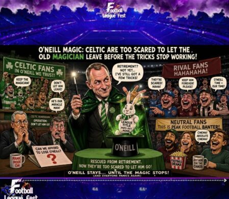 O’Neill Magic: Celtic Terrified the Football Magician Might Finally Clock Out